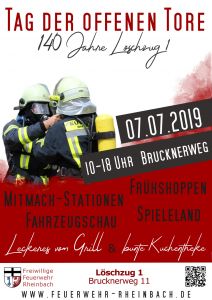 Plakat zum Tag der offenen Tore in Rheinbach 2019