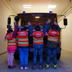 Mitglieder der Kinderfeuerwehr Rheinbach, Gruppe Ramershoven