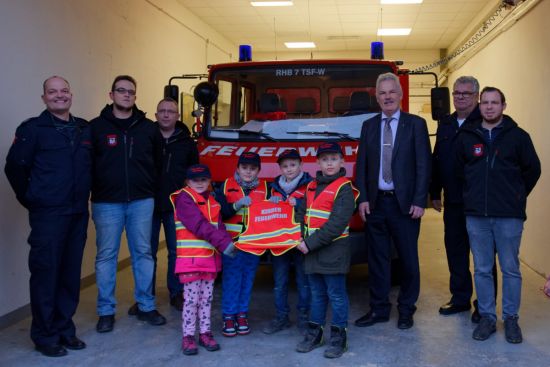 Mitglieder der Kinderfeuerwehr Rheinbach, Gruppe Ramershoven