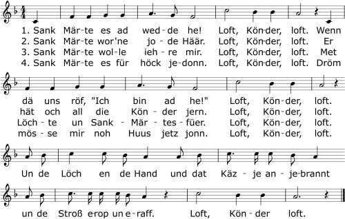 Notenblatt