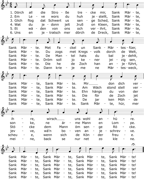 Notenblatt