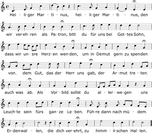 Notenblatt